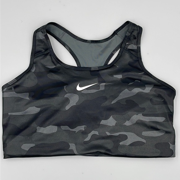 Nike Other - Nike Dri-FIT Swoosh High-Support Non-Padded Sports Bra in Smoke Gray